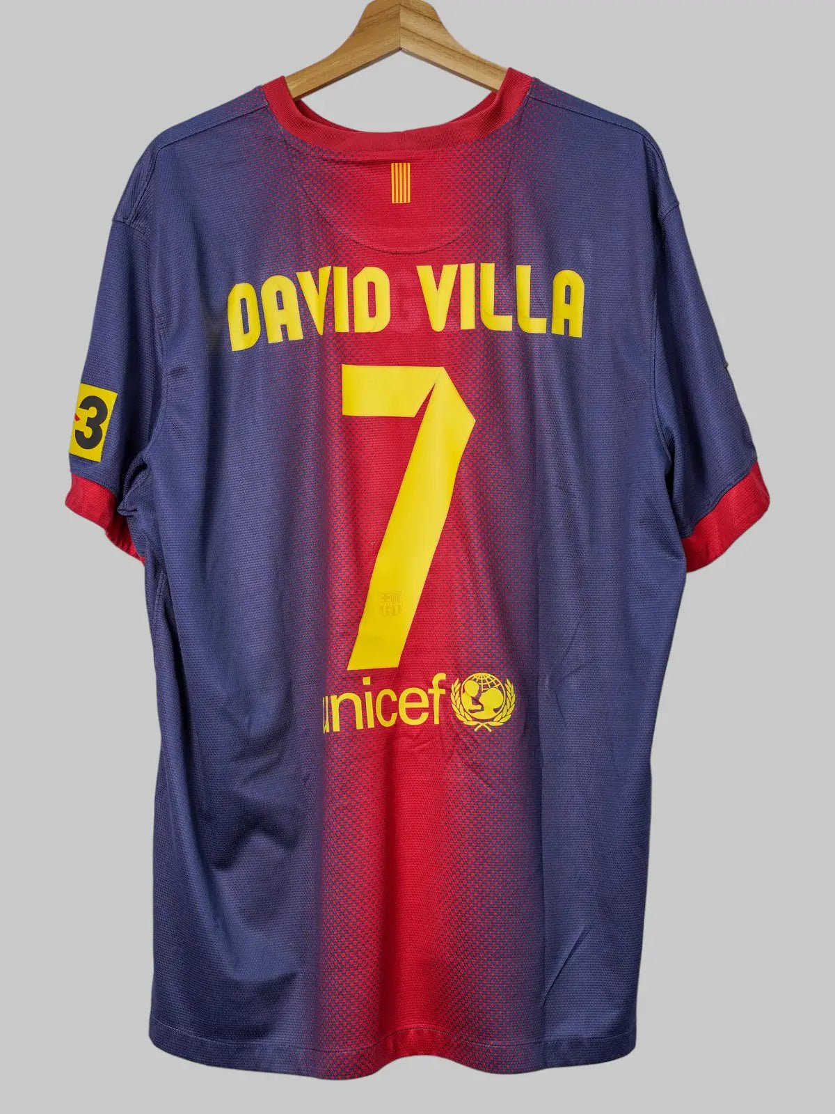 2012/13 Barcelona Villa #7 Home Shirt (XXL) Nike | First11
