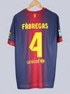 FC Barcelona Home Shirt 2012/13 Fabregas #4 (L)