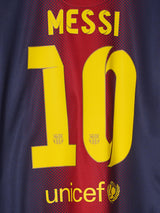 FC Barcelona Home Shirt 2012/13 Messi 10 (L)