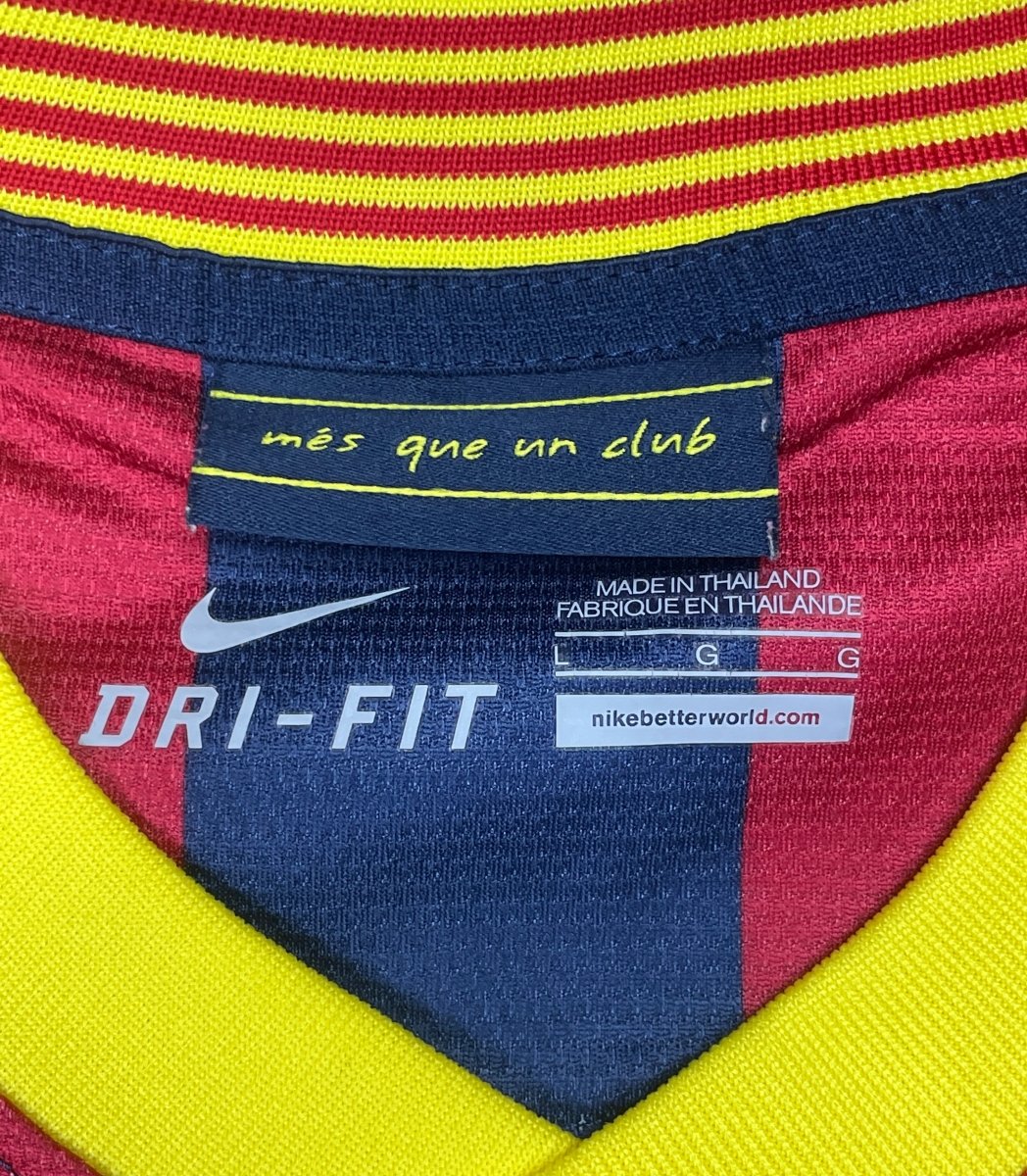 FC Barcelona Home Shirt 2013/14 - 10/10 - L