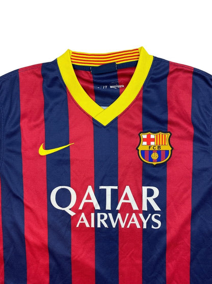 FC Barcelona Home Shirt 2013/14 - 9/10 - L