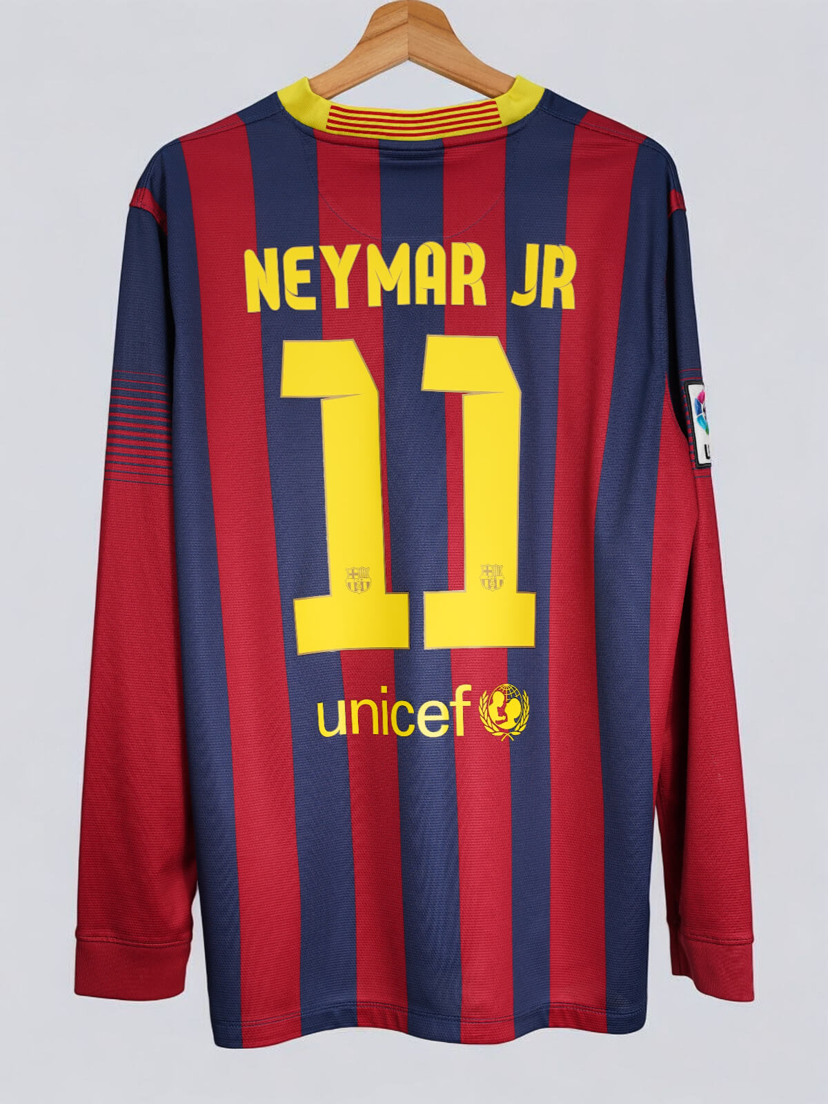 2013/14 Barcelona Neymar Jr #11 Home Shirt L/S (L) Nike | First11