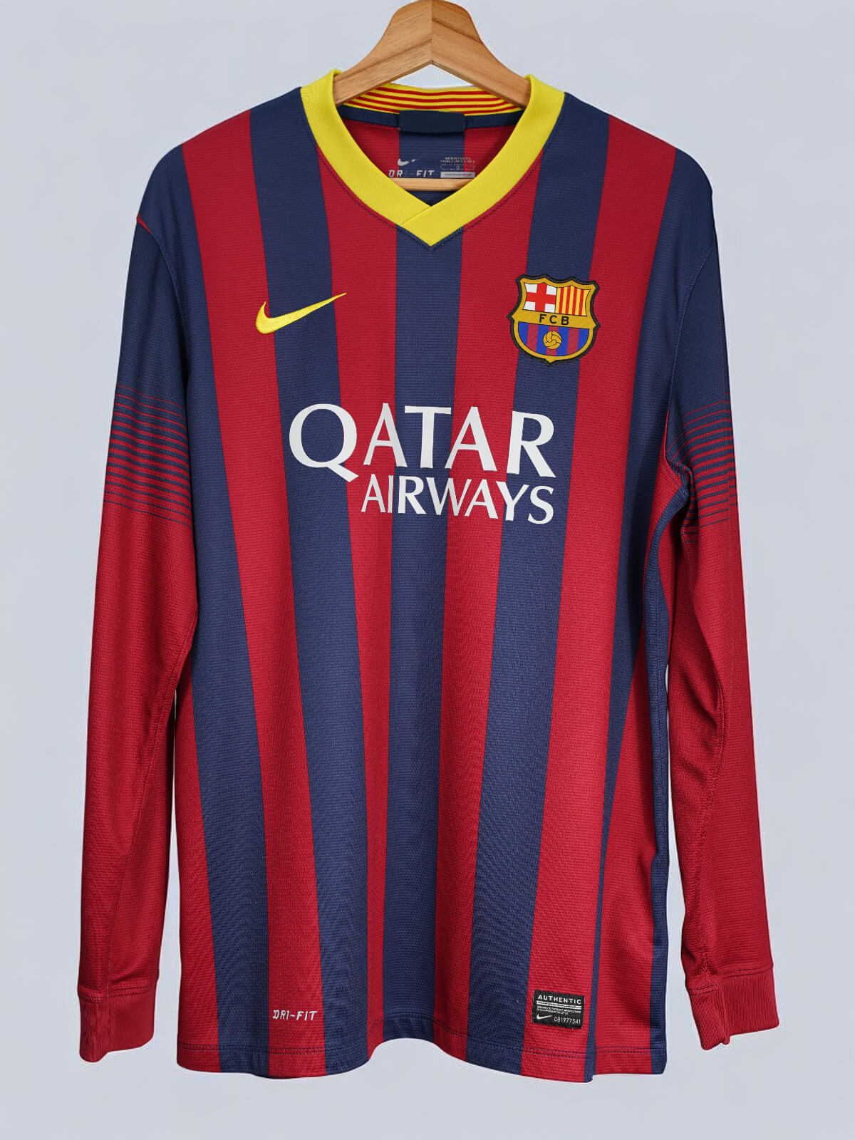 2013/14 Barcelona Neymar Jr #11 Home Shirt L/S (L) Nike