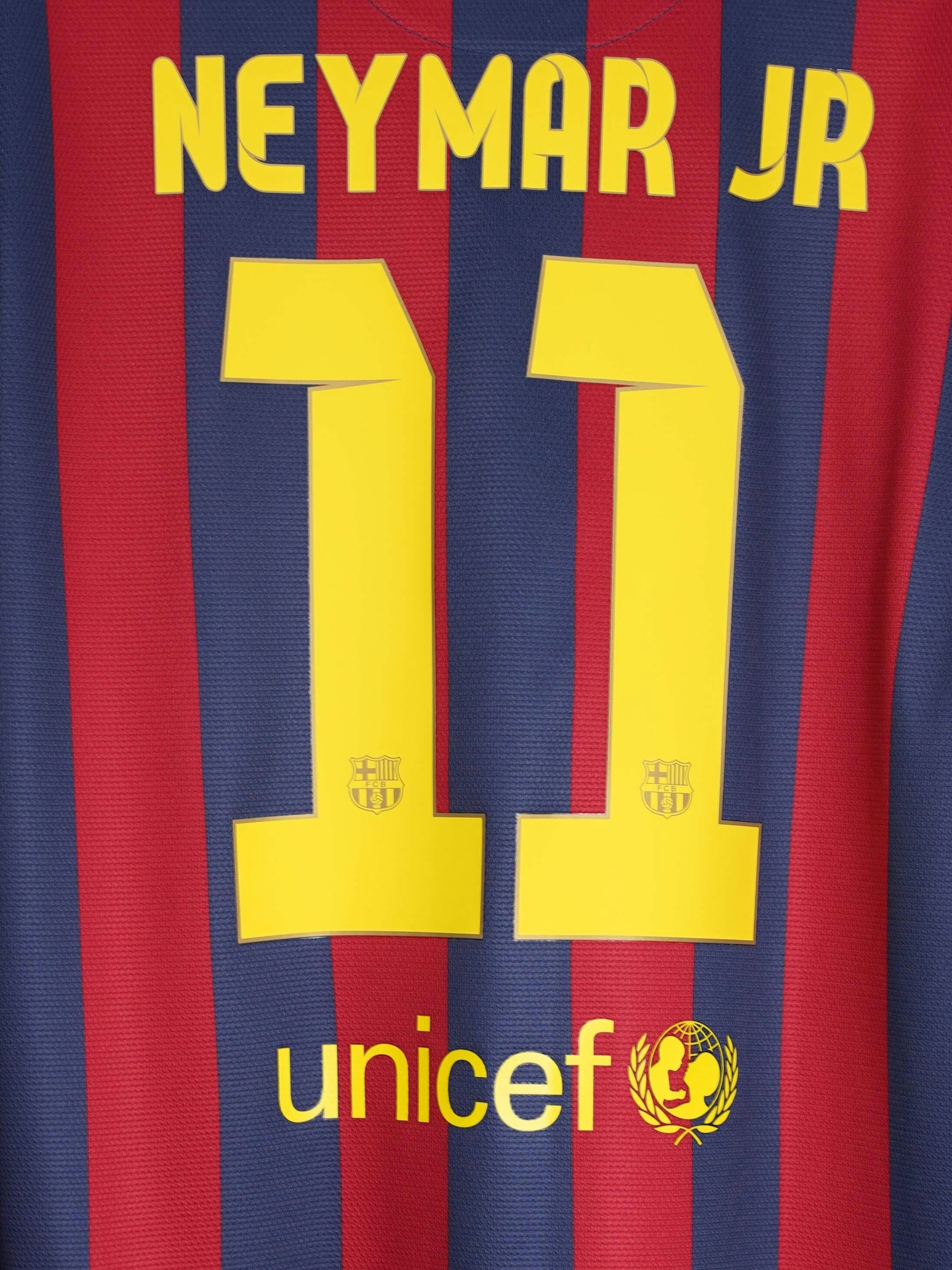 2013/14 Barcelona Neymar Jr #11 Home Shirt L/S (L) Nike | First11