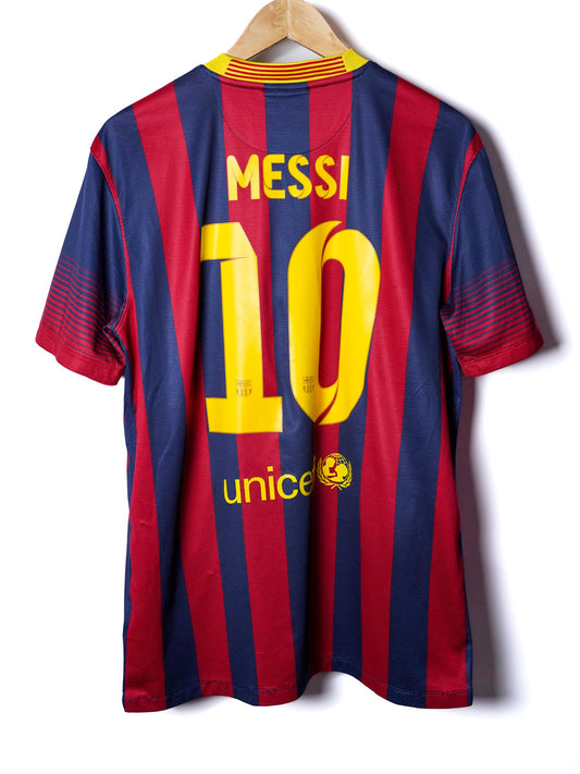 FC Barcelona Home Shirt 2013/14 Messi 10 (L)
