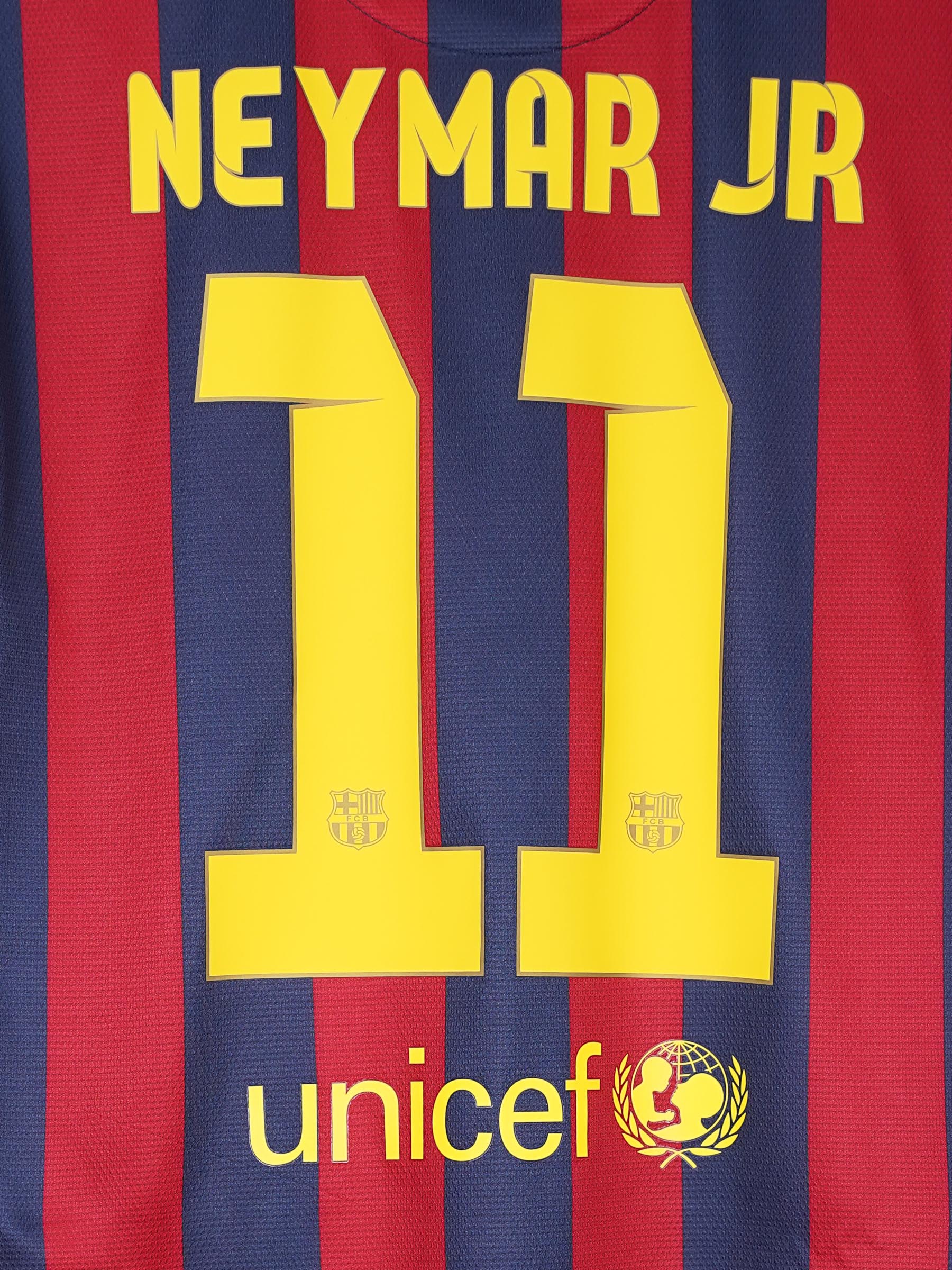 2013/14 Barcelona Neymar Jr #11 Home Shirt (XL) Nike | First11