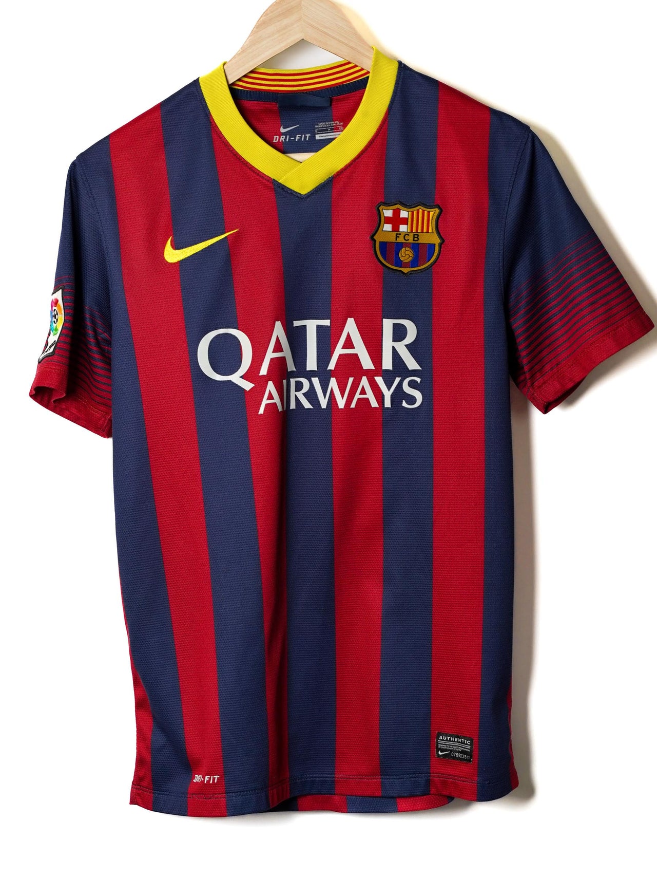 FC Barcelona Home Shirt 2013/14 Pique #3 (S)