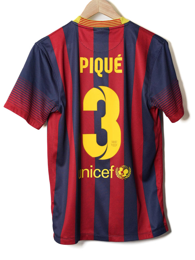 FC Barcelona Home Shirt 2013/14 Pique #3 (S)