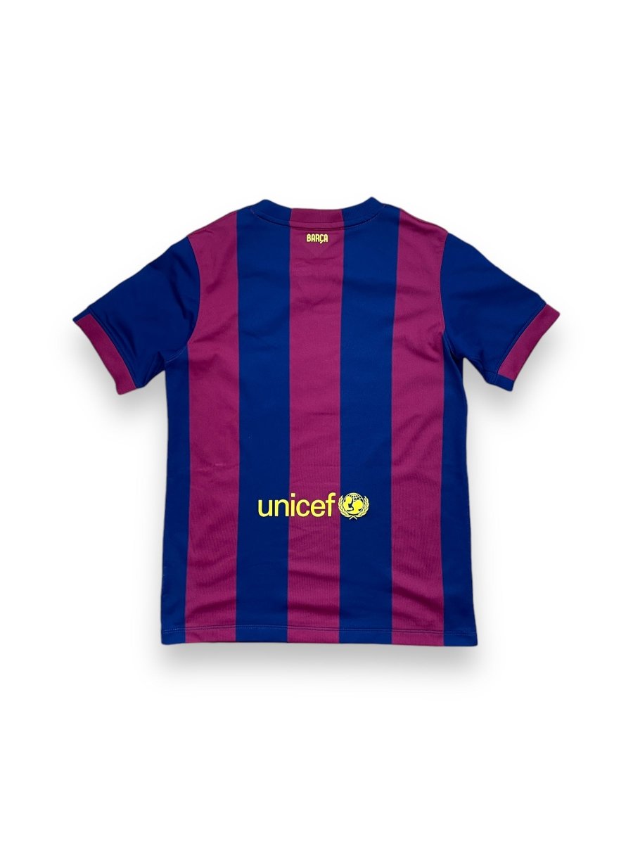 FC Barcelona Home Shirt 2014/15 - 9/10 - L Kids