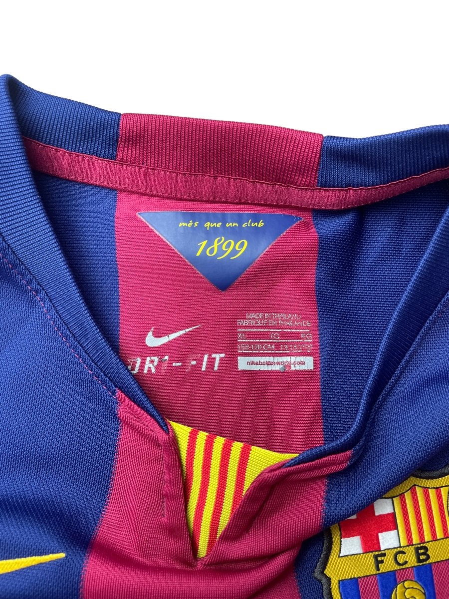 FC Barcelona Home Shirt 2014/15 - 9/10 - XL Kids