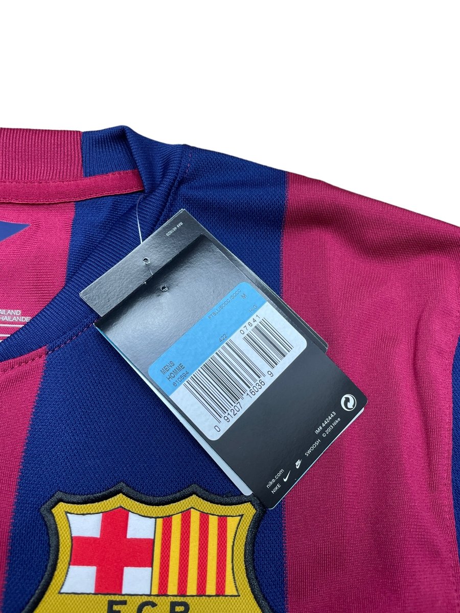 FC Barcelona Home Shirt 2014/15 BNWT - 10/10 - M