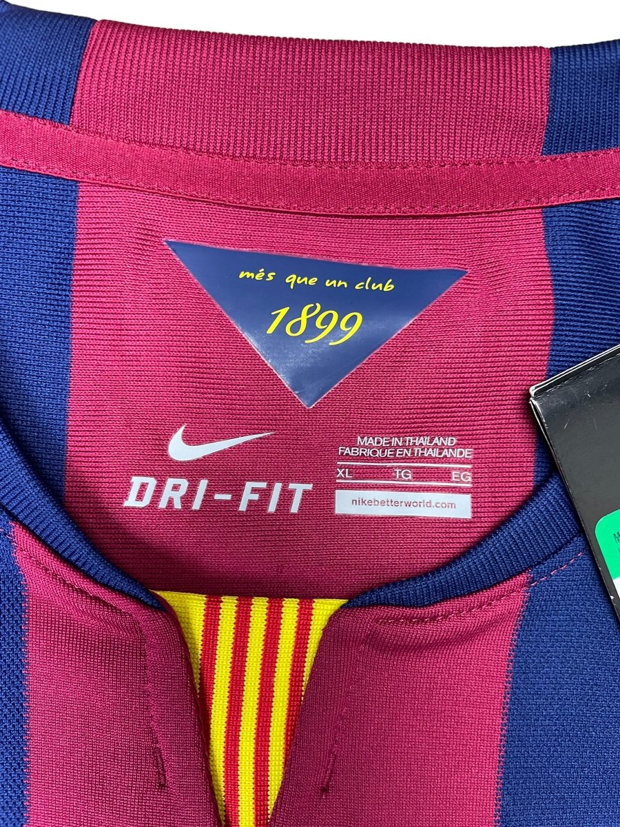 FC Barcelona Home Shirt 2014/15 BNWT - 10/10 - XL