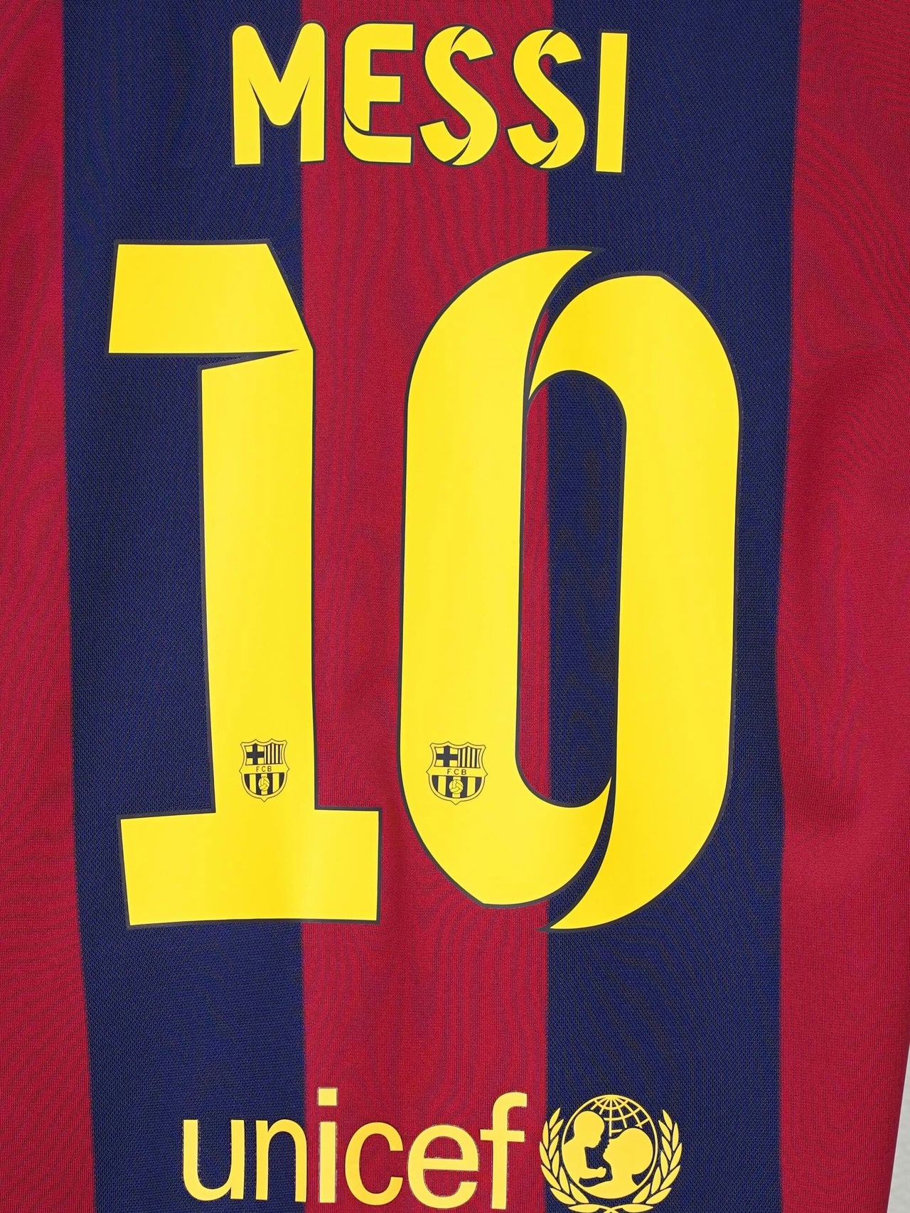 FC Barcelona Home Shirt 2014/15 BNWT Messi 10 (M)