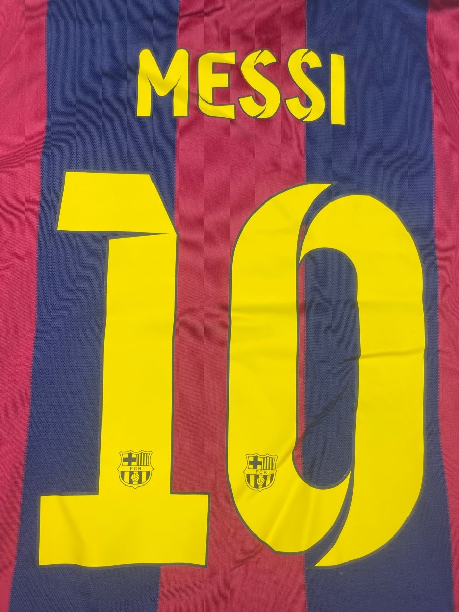 FC Barcelona Home Shirt 2014/15 Messi #10 - 10/10 - S