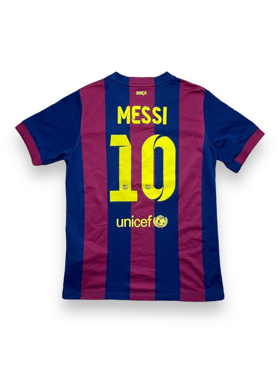 FC Barcelona Home Shirt 2014/15 Messi #10 - 10/10 - XL Kids