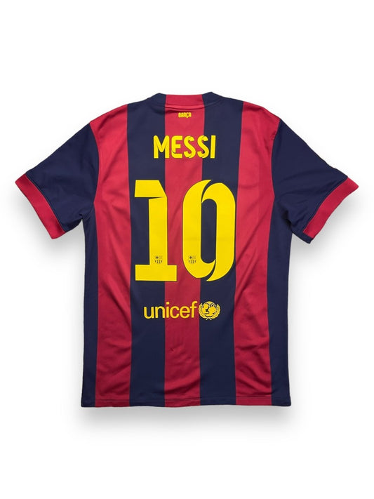 FC Barcelona Home Shirt 2014/15 Messi #10 - 9/10 - L