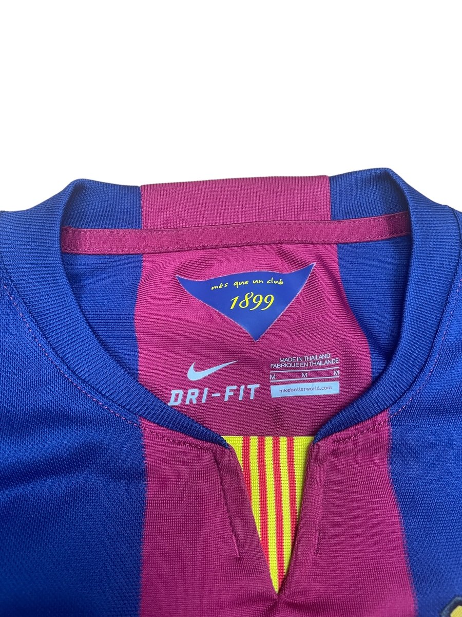 FC Barcelona Home Shirt 2014/15 Messi #10 - 9/10 - M