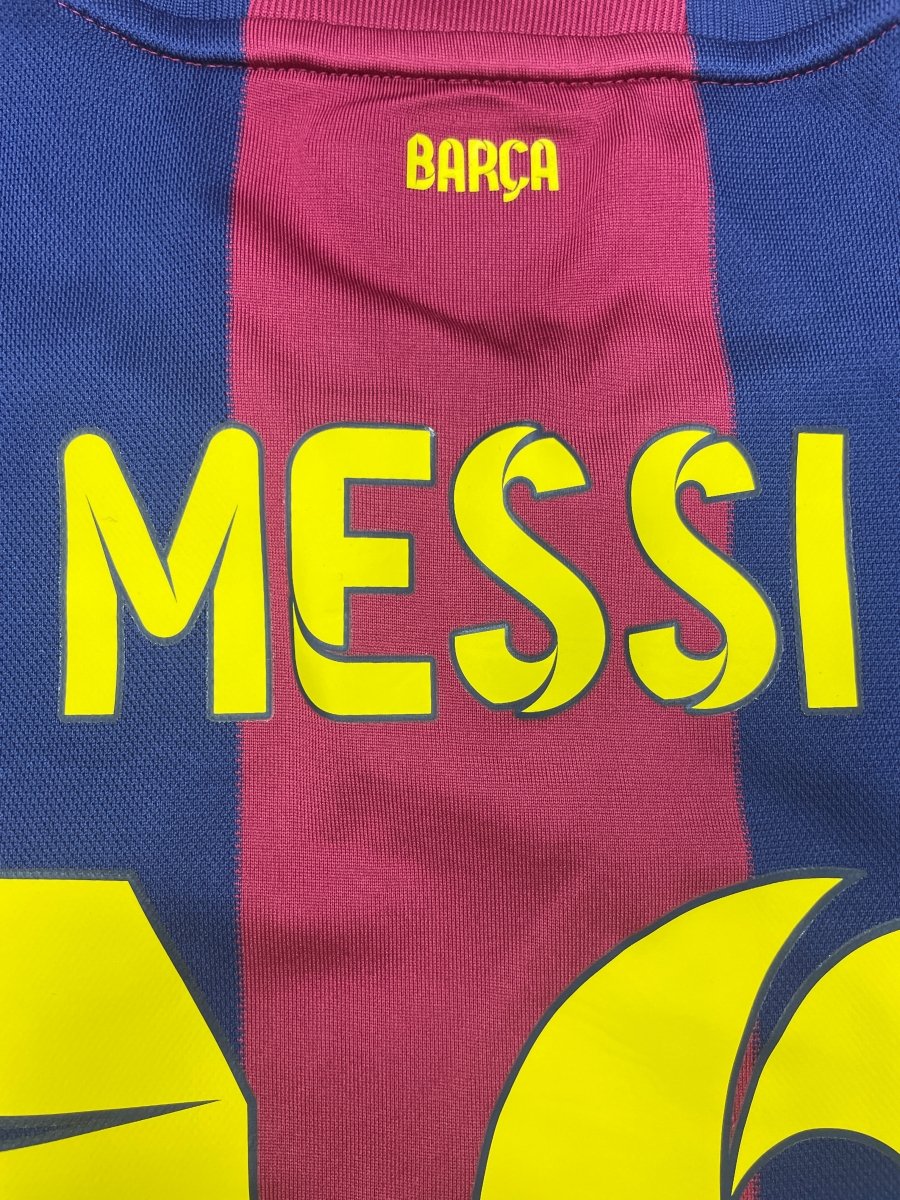 FC Barcelona Home Shirt 2014/15 Messi #10 - 9/10 - M