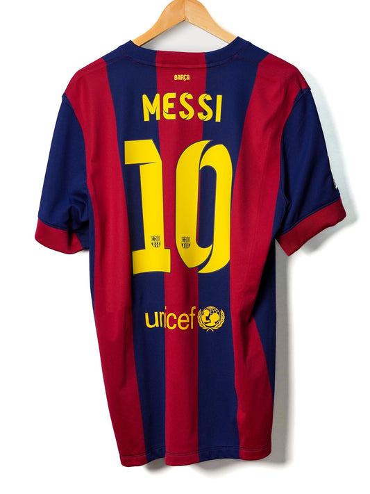 FC Barcelona Home Shirt 2014/15 Messi 10 (L)