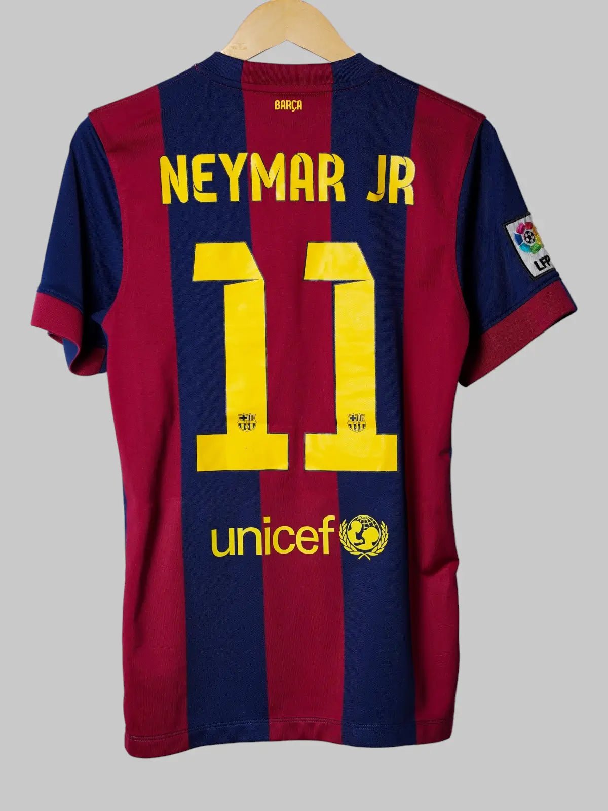 2014/15 Barcelona Neymar Jr #11 Home Shirt (S) Nike | First11