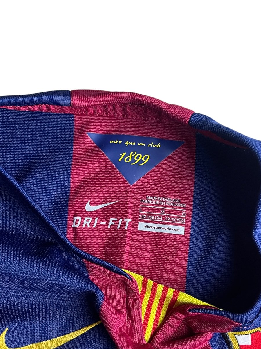 FC Barcelona Home Shirt 2014/15 Neymar JR #11 - 9/10 - L kids