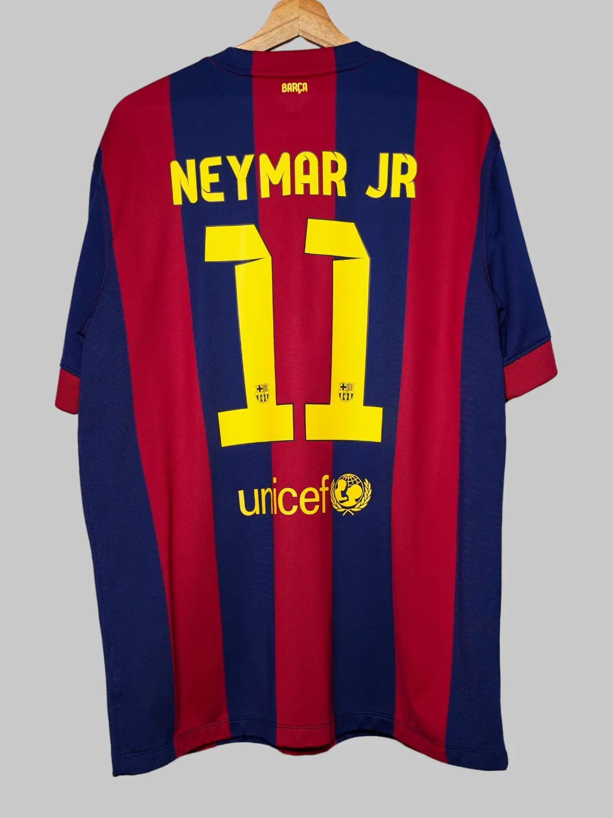 FC Barcelona ホームシャツ NEYMAR JR 11 ネイマール 2014/15 Barcelona Neymar Jr #11 Home Shirt (L) Nike – First11