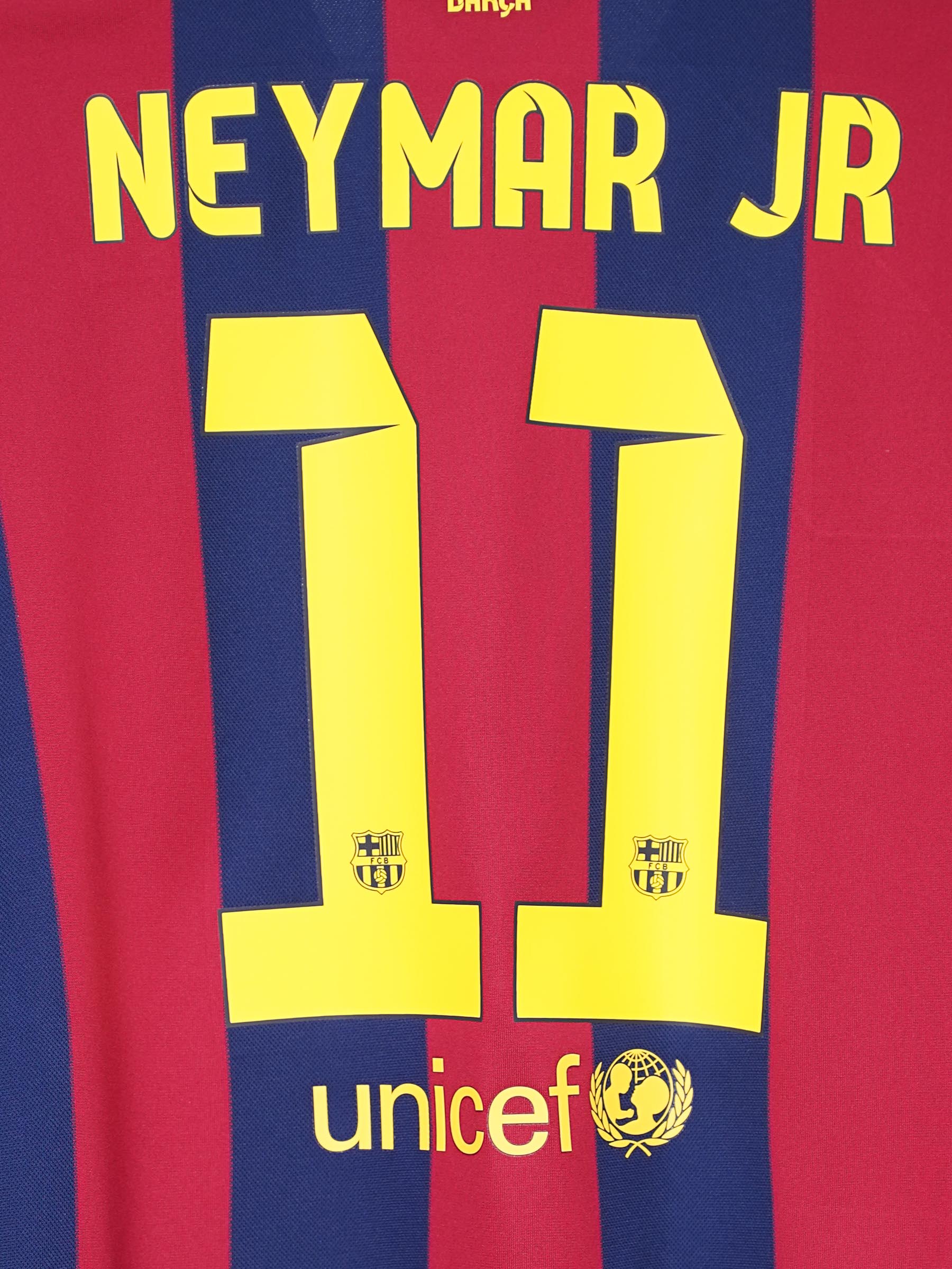 FC Barcelona Home Shirt 2014/15 Neymar Jr 11 (XL Kids)