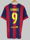 FC Barcelona Home Shirt 2014/15 Suarez #9 (L)