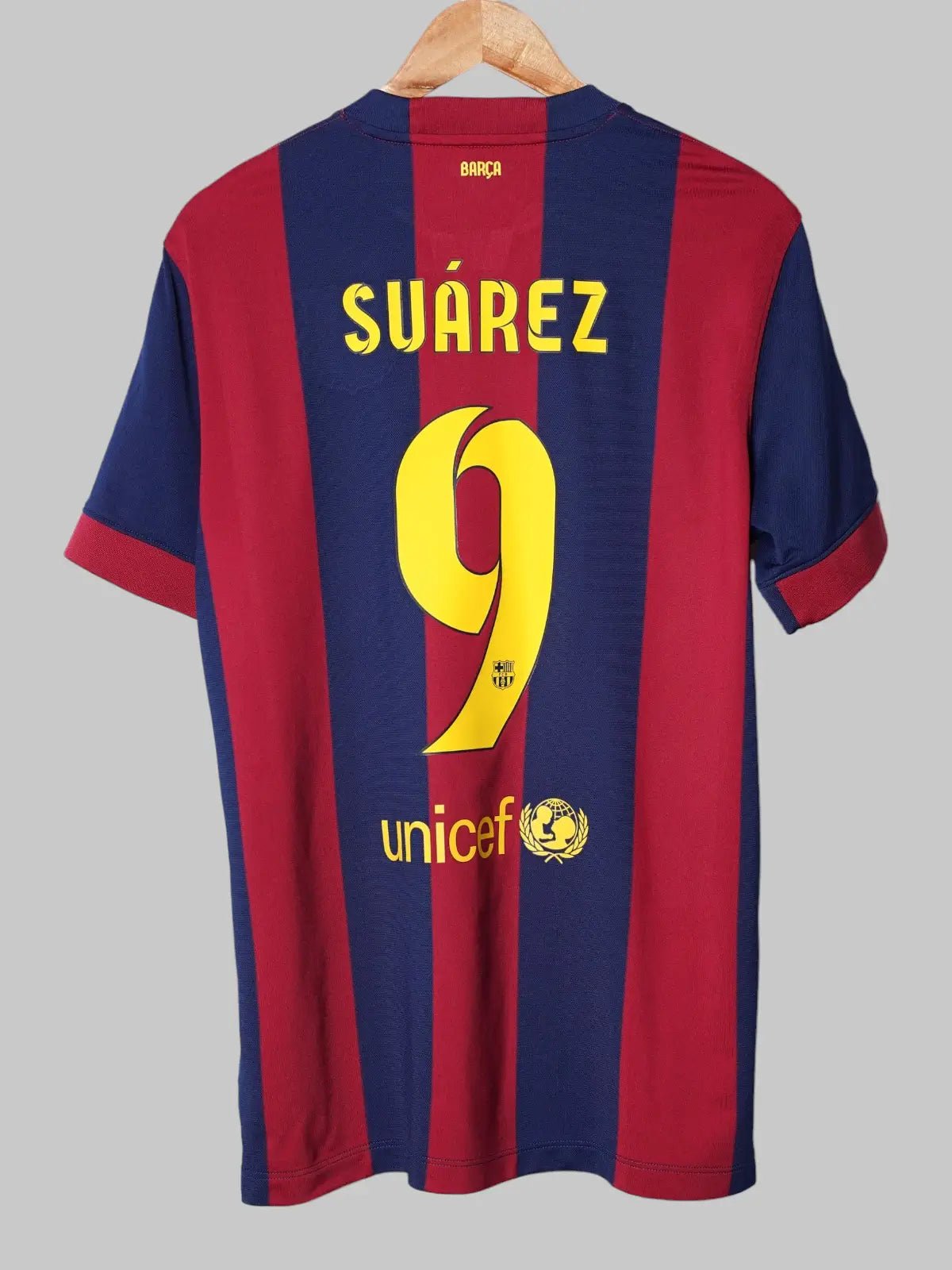 FC Barcelona Home Shirt 2014/15 Suarez 9 (L)
