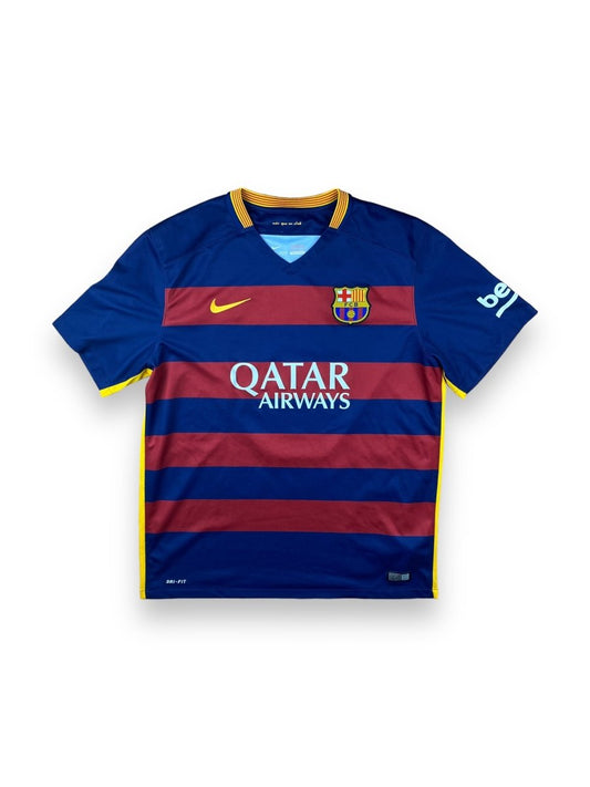 FC Barcelona Home Shirt 2015/16 - 9/10 - XL