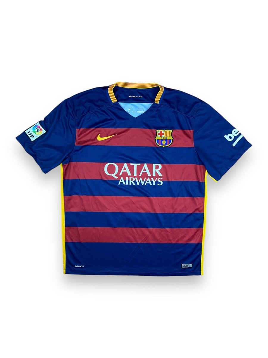 FC Barcelona Home Shirt 2015/16 - 9/10 - XL