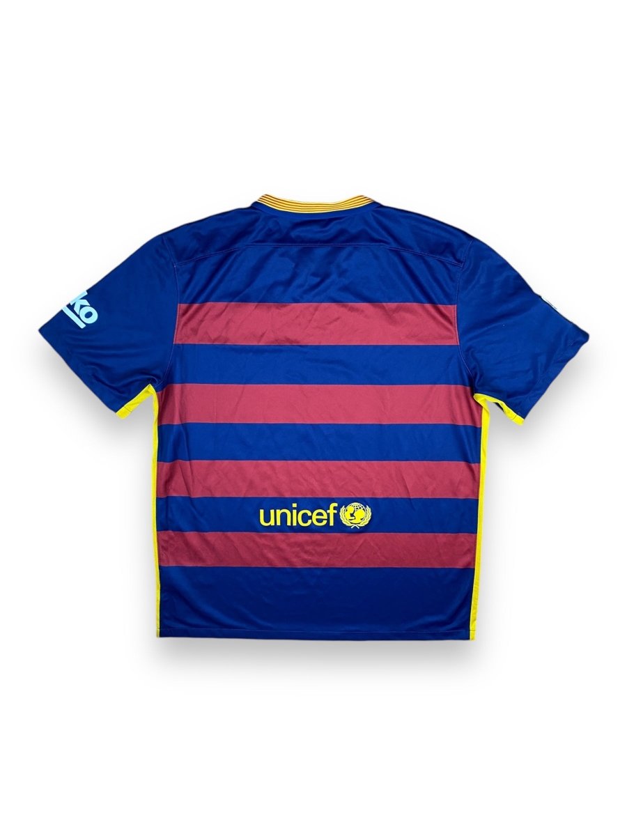 FC Barcelona Home Shirt 2015/16 - 9/10 - XL