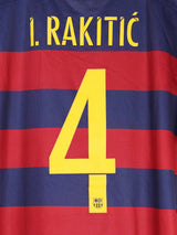FC Barcelona Home Shirt 2015/16 I.Rakitic 4 (L)