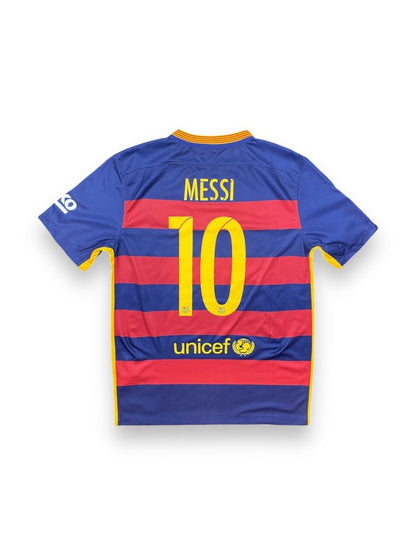 FC Barcelona Home Shirt 2015/16 Messi #10 - 10/10 - M