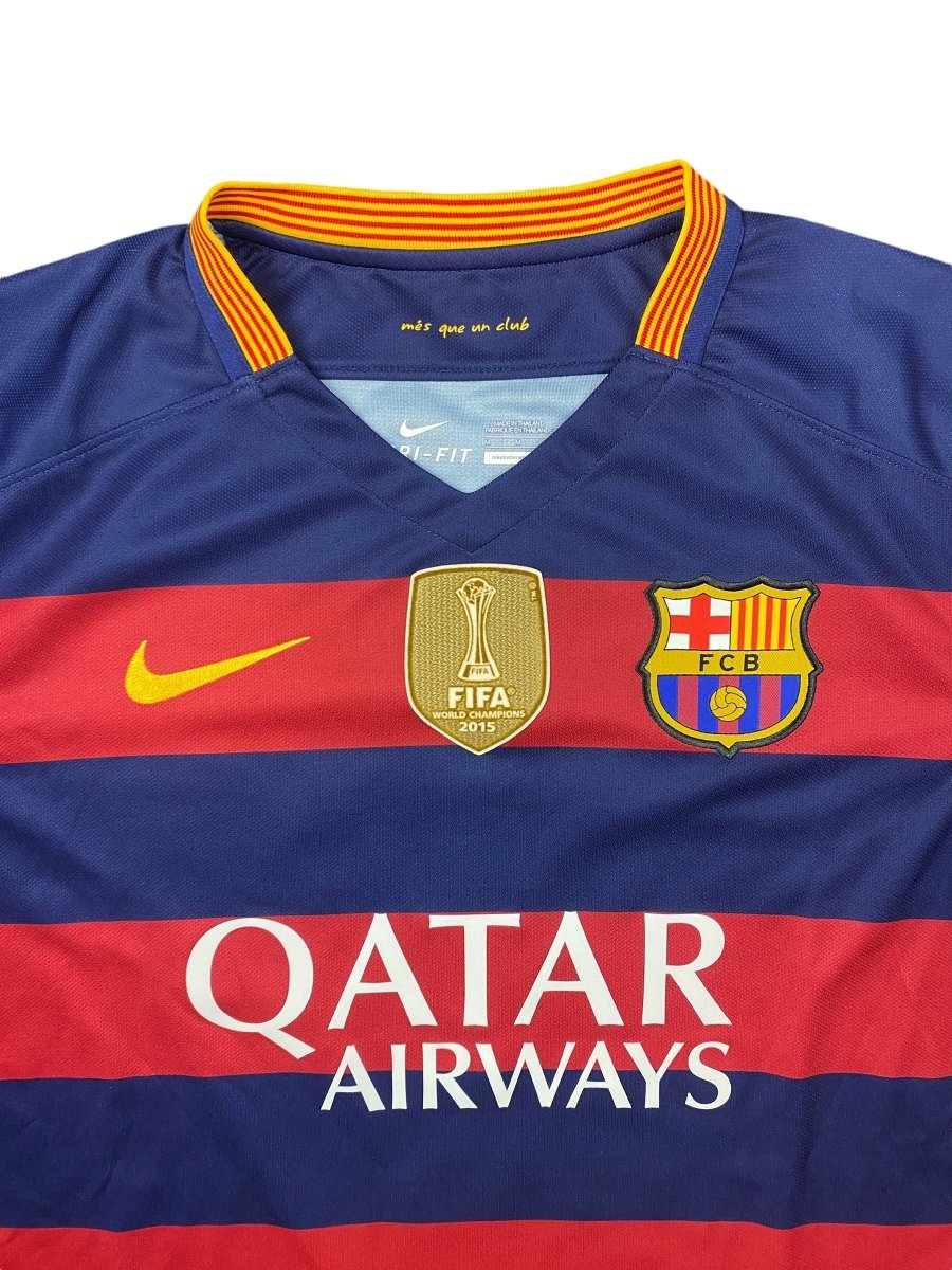 FC Barcelona Home Shirt 2015/16 Messi #10 - 10/10 - M