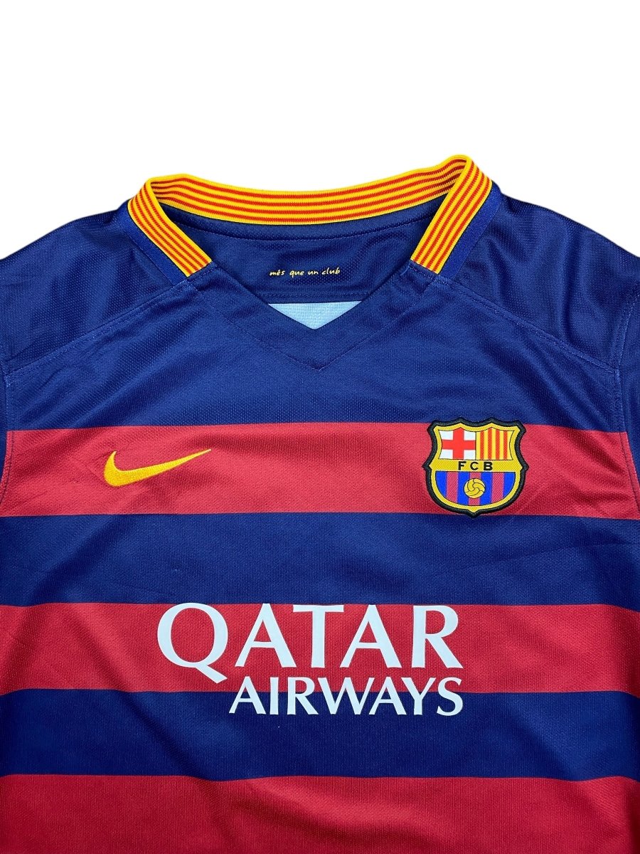 FC Barcelona Home Shirt 2015/16 Messi #10 - 9/10 - XL Kids