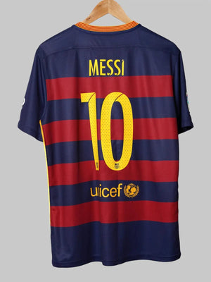FC Barcelona Thuisshirt 2015/16 Messi 10 (L)