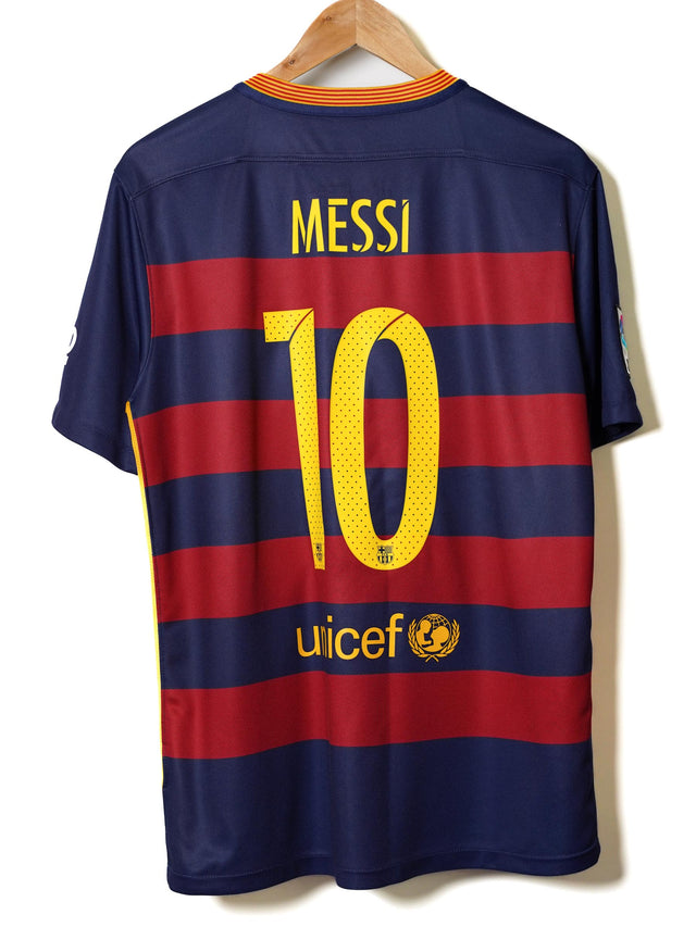 FC Barcelona Home Shirt 2015/16 Messi 10 (L)