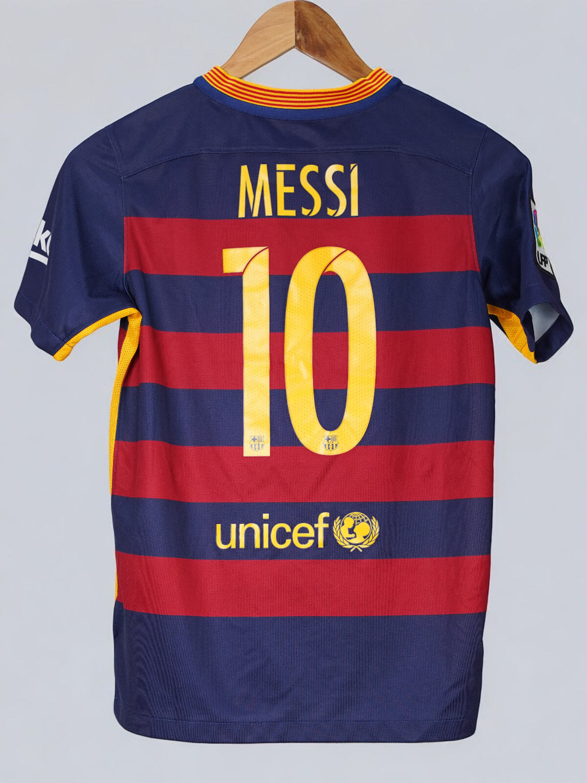 FC Barcelona Home Shirt 2015/16 Messi 10 (L Kids)