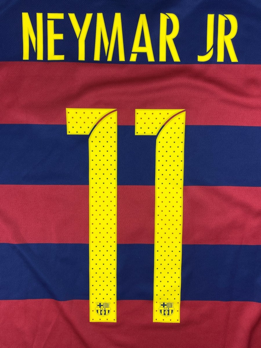 FC Barcelona Home Shirt 2015/16 Neymar #11 - 9/10 - L