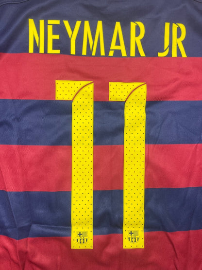 FC Barcelona Home Shirt 2015/16 Neymar #11 - 9/10 - M