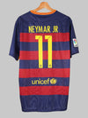 FC Barcelona Home Shirt 2015/16 Neymar Jr #11 (L)