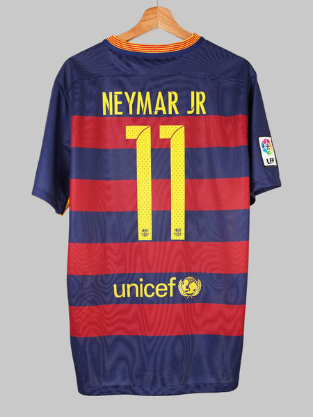 FC Barcelona Neymar Jr. 11 DRI-FIT Lサイズ FC Barcelona Home Football Shirt 2015/16 - Neymar Jr #11 - Size L