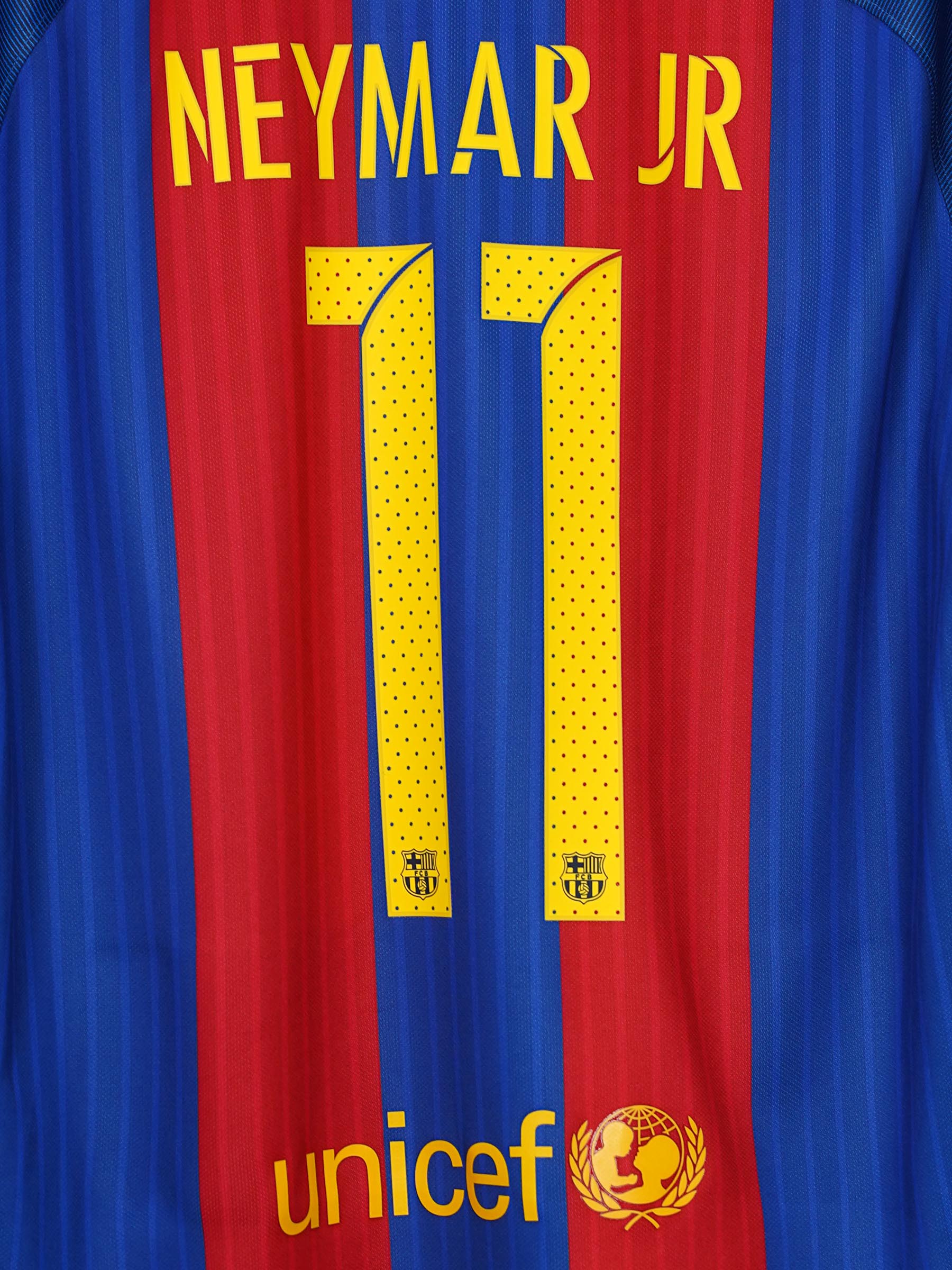FCバルセロナ NEYMAR JR 11番 シャツ　ホーム　16-17 2016/17 Barcelona Neymar Jr #11 Home Shirt L/S (L) Nike | First11