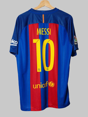 FC Barcelona Home Shirt 2016/17 Messi 10 (L)
