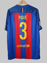 FC Barcelona Home Shirt 2016/17 Pique 3 (XL)