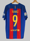 FC Barcelona Home Shirt 2016/17 Suarez #9 (L)