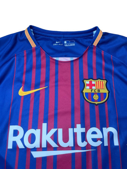 FC Barcelona Home Shirt 2017/18 Iniesta #8 BNWT - 10/10 - L