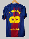 FC Barcelona Heim <tc>Trikot</tc> 2017/18 Iniesta #8 (S)