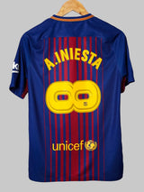 FC Barcelona Home Shirt 2017/18 Iniesta 8 (S)
